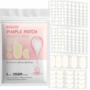 321/609pcs Acne Care Patches, 7 Different Sizes, Gentle Daily Cleansing Moisturizing, Tea Tree, Glycerin, Covers Acnes, Non-Irritating, Suitable for All Skin Types