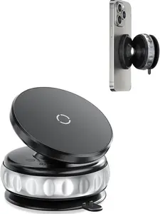 2026 Upgraded 360° Vacuum Magnetic Car Phone Holder for Magsafe , Adjustable Car Phone Mount for Your Car/Gym/Mirror/Shower for iPhone & Android