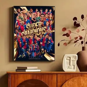 FC Barcelona Named To Copa Champions 2025 Campions DE Copa 2025 Poster Print UNFRAMED