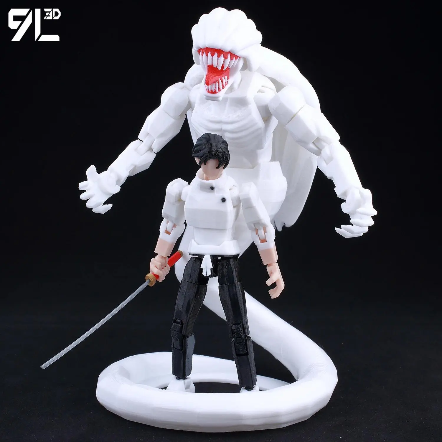 Jujutsu Kaisen Yuuta Okkotsu Yuuta Cursed Rika Special Grade Cursed Object Collectible Art Toy Collectibles Single Figure, 14cm 9L3D Multi-Joint Articulated Dummy with 30+ Joints, Interchangeable Parts for Display/Play, Party Gift Bags Item
