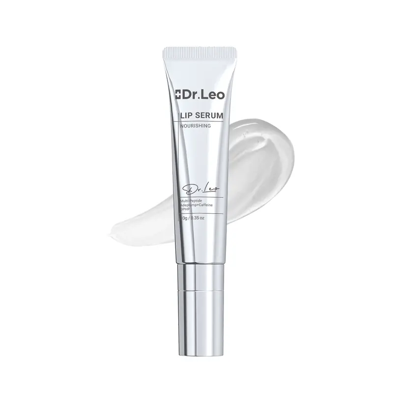 Dr. Leo Peptide Lip Serum - Daily Lightweight, Soothing, Oil-Free, Peptide-Rich Treatment for Fine Lines, Dryness, Dull Lips & Moisture Boost, Alcohol-Free