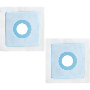 2 Pack Waterproof Pipe Seal Gasket, 30mm 1.18" Resilent Opening Valve Seal, Square Pipe Edge Seal for Shower Valve, Shower Head and Pipes