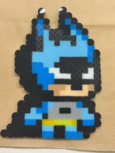 Bat Man Perler Necklace