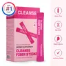 dr.blet Cleanse Powder Sticks - Peach Flavor Fiber Drink, Plant-Based Dietary Supplement, Chicory Root Extract for Gut Balance, Bloat Relief Sip, Digestive Support, Natural Fullness Maintenance, NON-GMO, 2-Cup Mix Ready