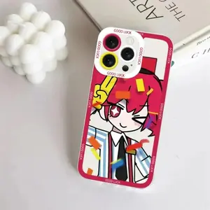 Cartoon Animation Hatsune Miku Anime Surrounding Teto Transparent Apple Mobile Phone Shell Lovers iPhone 17 Air 16 15 14 13 12 11 Pro Max Plus