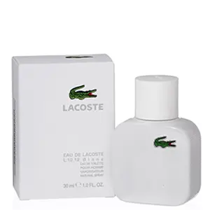 Lacoste L.12.12 Blanc  Mens White Eau De Toilette Spray, 5.9 Oz.