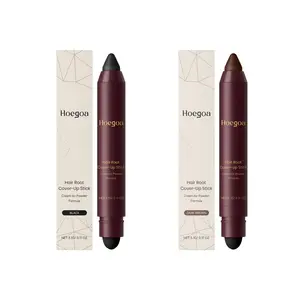 Deep Plant-Based Hair Color Stick, Natural Hair Coloring, Natural Coverage, Portable Concealer Rod, Suitable for Eyebrows and Hair, Hair Dye Stick