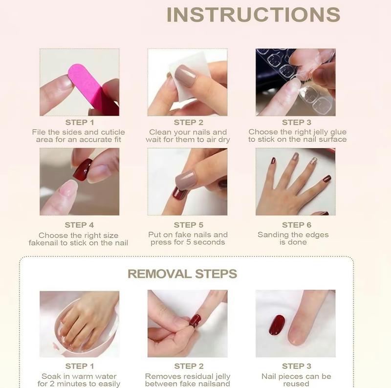 KissMuse | 3DPinkish Cang Bow Tie Press On Nails with Long Coffin, Adorable 3D Flower, Bear & Heart Designs for Easter Celebrations and Daily Elegance