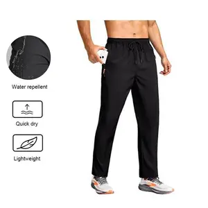 Men's Water-Repellent Joggers with Zipper Pockets Lightweight Sweatpants Quick-Dry Athleisure Pants Athletic Workout Running Track Spring Gym Fit Men's Water-Repellent Joggers with Zipper Pockets Lightweight Sweatpants Quick-Dry Athleisure Pants Athletic Workout Running Track Spring Gym Fit