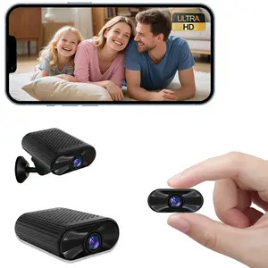 4K HD Mini WiFi Camera | Night Vision + Motion Detection | Multi-User Sharing | Magnetic Install