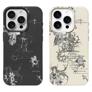 Cybersigilism Gothic Style Ins Y2K Fashion Unique Artistic Design Phone Case for IPhone 17 16 15 14 13 12 11 Pro Max Plus Air Protective Shockproof Drop-proof Retro Stylish Gift