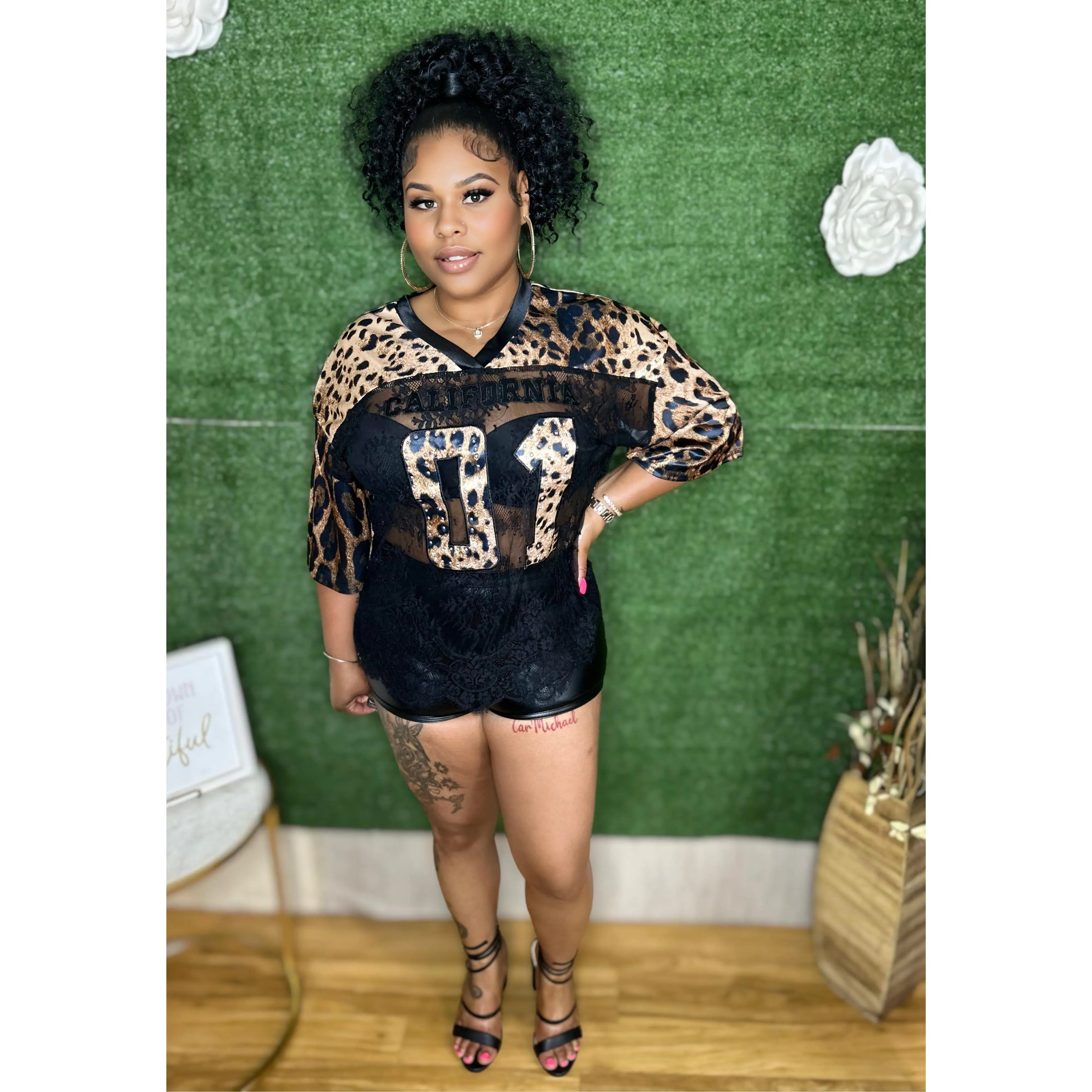 “Leopard Lace Jersey” 01