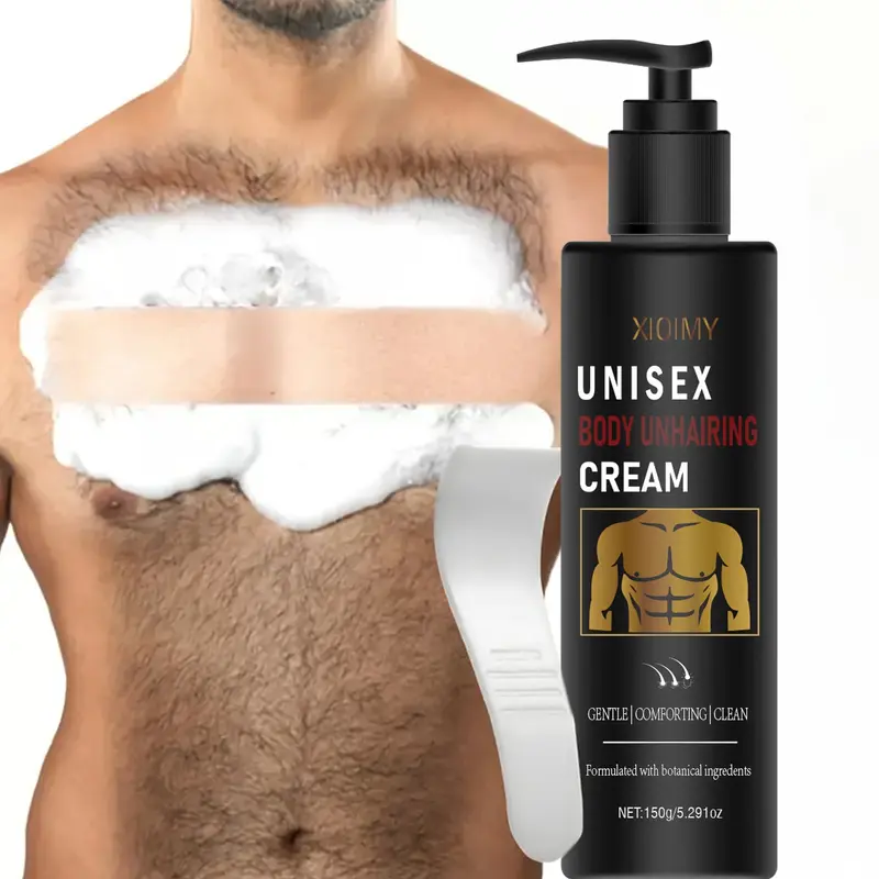 5.291 Oz Quick Body Hair Removal Cream, Depilatory Cream, Effective for Chest, Legs & Arms, Deep Moisturizing, Aloe Moisturizer, Suitable All Skin Types, Strong Hair Remover, natural remover, Body Care