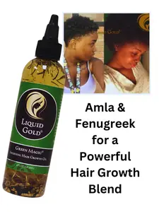 Hair Oil Treatment for Faster Hair Growth Amla Fenugreek Ayurvedic Blend Reduces Hair Fall Encourages Hair Growth Reduces Dry Brittle Hair