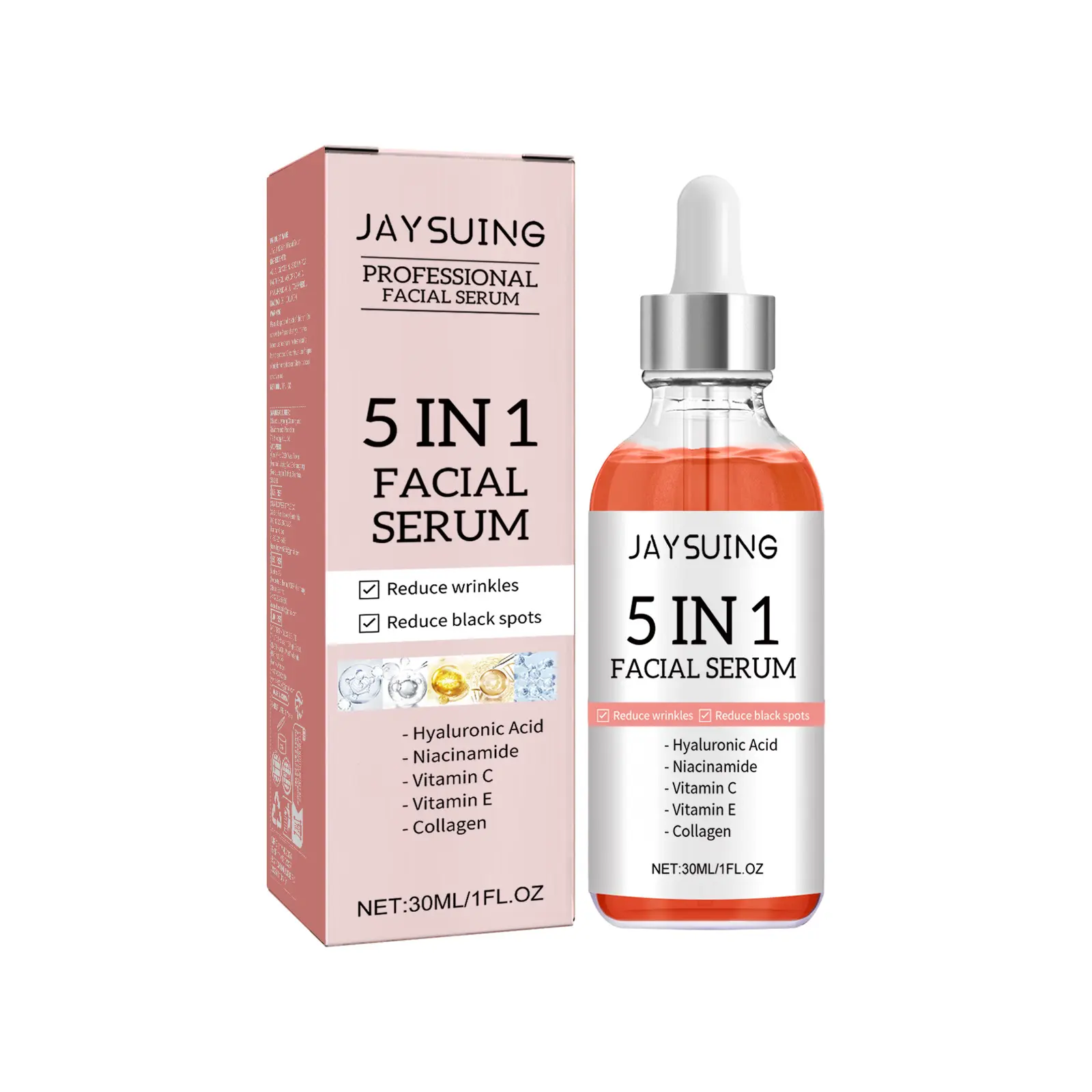 Jaysuing 5 in 1 Face Serum, Moisturizes Skin Firming  Beautiful Skin Serum