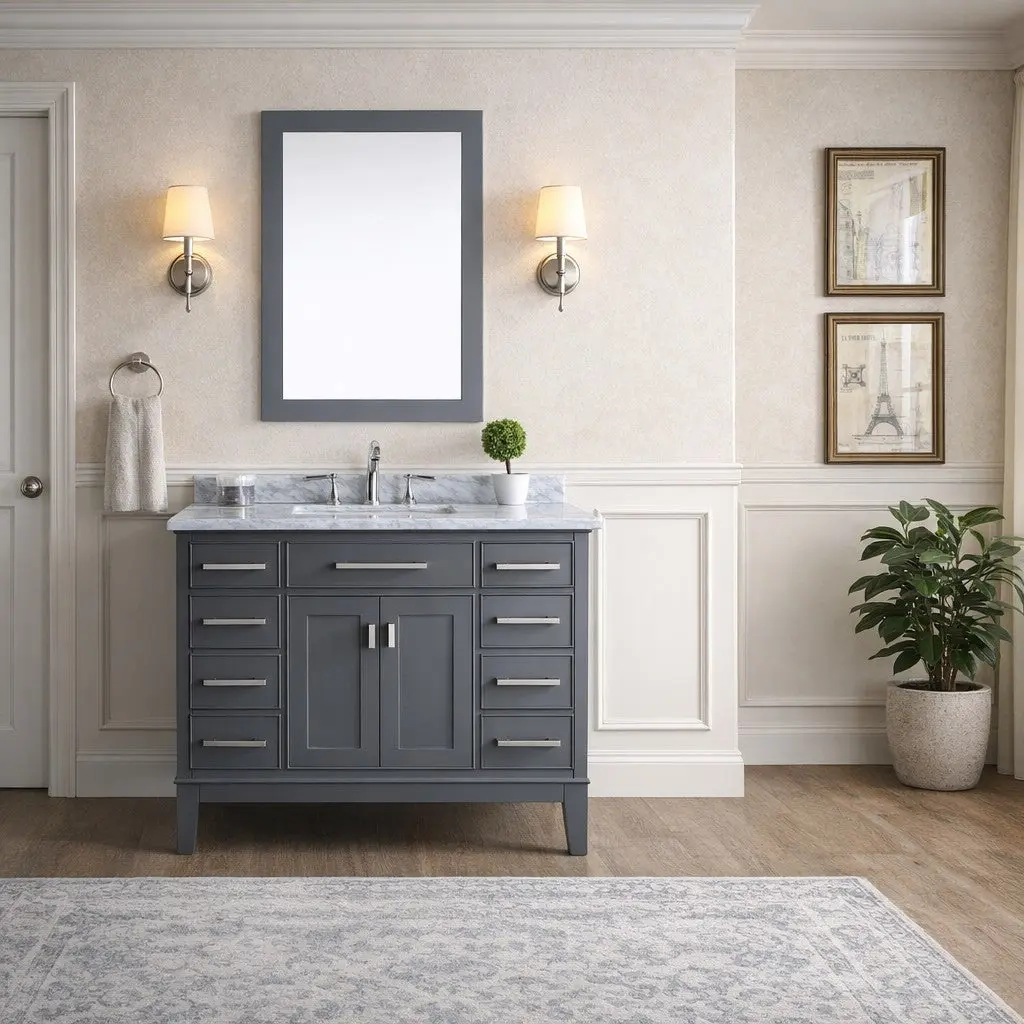 Danny 42" Bathroom Vanity Maple Grey