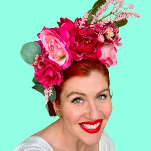 Maiden Kentucky Handmade Pink Floral Fascinator – Elegant Derby Hat, Tea Party Headpiece, Spring Wedding & Garden Party Accessory – Add to Cart Now!