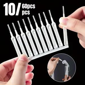 Shower Head Cleaning Brush, 10/60pcs Shower Head Cleaning Brush, Bathroom Cleaning Tool, Home Care Supplies