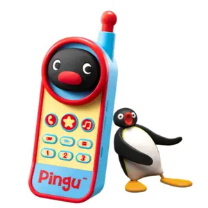 MARTUBE Pingu Retro Bluetooth Speaker Wireless Cute Penguin Wireless Mini Speaker Creative Pingu Merch Built-in Mic Recording Function Small Portable Audio Sound System Adorable Gift Fun Desk Decor & Birthday Gift for Kids Teens & Adults Home Bedroom