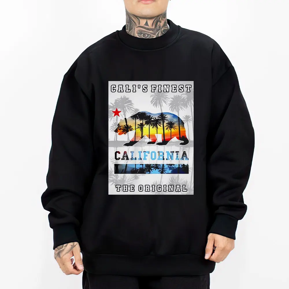 CALIFORNIA SUNSET Chicano Clothing Mexican Clothes Lowrider Clothes Oversized Graphic Tee Medium Heavy Sweatshirt Hoodie for Men & Women Unisex Fit