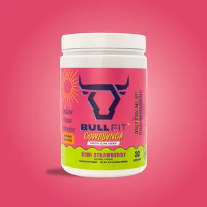 BullFit Cowabunga Daily Pick Me Up Pre-Workout, No Crash, Natural Flavors, Keto Paleo Friendly, FDA Registered, Coffee Replacement
