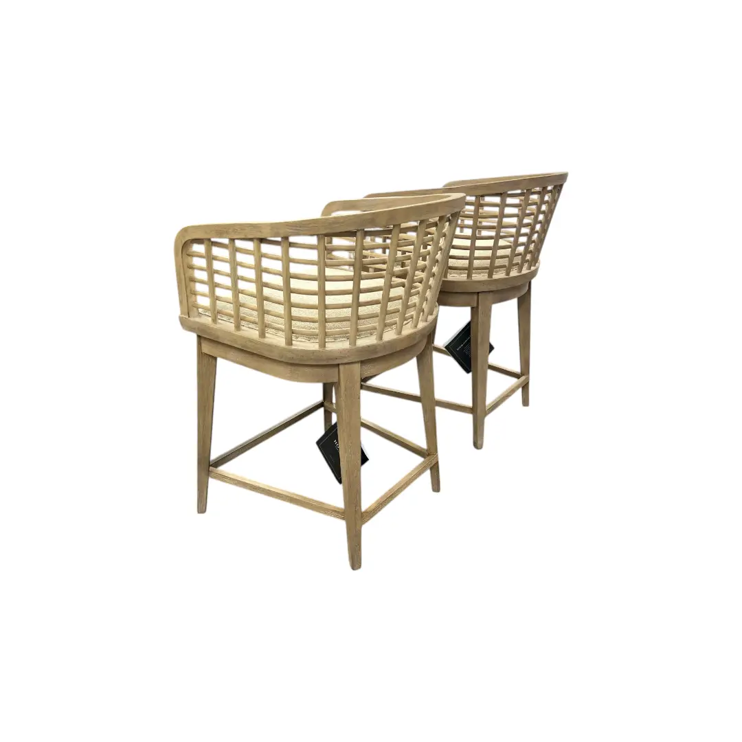 Birch Lane Surfrider Barrel Back Swivel Counter Stool Set of 2