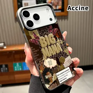 Phone Case for iPhone 17 Pro Max 16 Plus 15 14 13 12 11 Air E Big Mama's Empowerment Pattern Anti-Scratch Military-Grade Drop Protection slim Cover