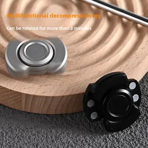 3-in-1 Fidget Spinner Compact Portable Multifunctional Stress Relief Toy Zinc Alloy Finger Spinner
