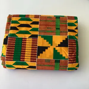 Kente Fabric (Per Yard) - Traditional African Wax Print Fabric
