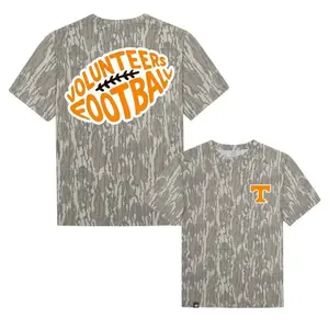 Tennessee Mossy Oak Original Bottomland Tee For Men And Women, Camo Pattern Men's T-shirt, Soft & Breathable Cotton