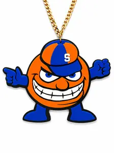 Syracuse Fan Acrylic Statement Necklace
