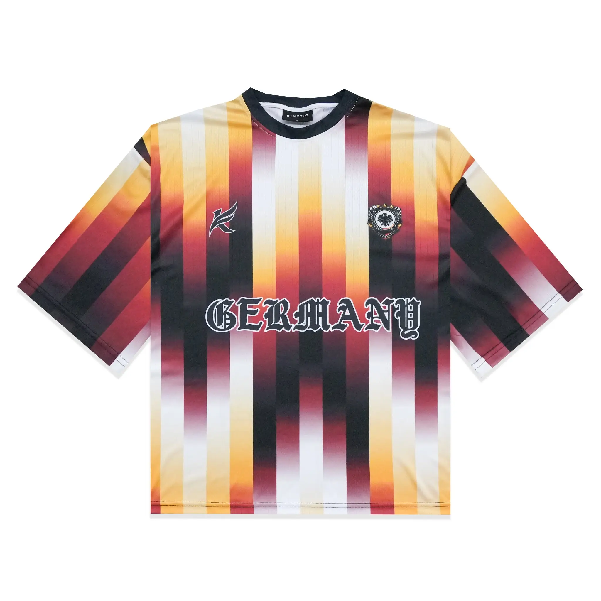 Germany Gradient Soccer Jersey, Germany Football Fan Shirt, Gradient Soccer Jersey, Game Day Football Tee