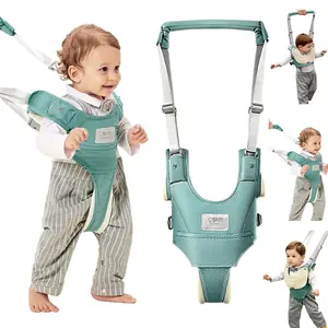 Baby Walking Harness with Handheld Assistant Belt - Secure Walking Aid for 7 - 24 Month Old Infants & Toddlers in Learning Gift Cotton