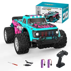 1:20 Remote Control Car toys , 15km/h High-Speed Drift Car, Off-Road Climbing Truck with LED Lights, 2 Rechargeable Batteries, Birthday Christmas Gifts for Kids boys Aged 8+