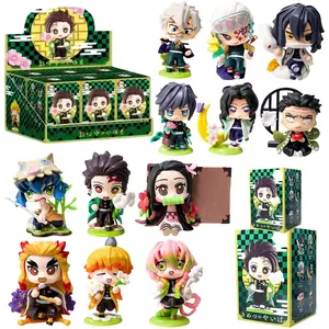 Demon Slayer Tanjiro Kamado Nezuko anime cartoon figure blind box creative personalized statue model ornament surprise gift box