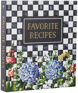 Deluxe Recipe Binder - Favorite Recipes (Hydrangea) - Write in Your Own Recipes -- New Seasons, Hardcover