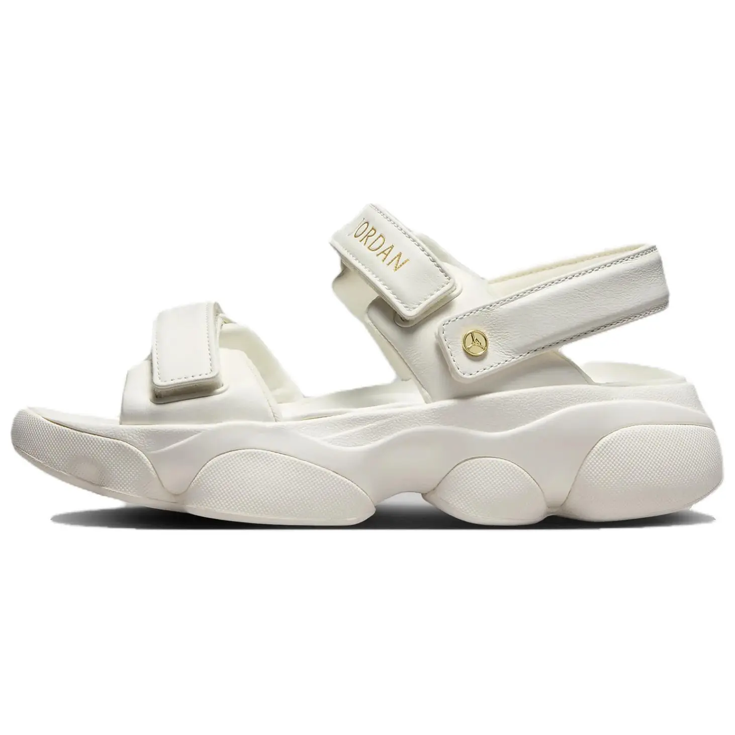 Jordan Deja Sail Metallic Gold Comfort Lightweight Sandals Off White Women's FN5036-100