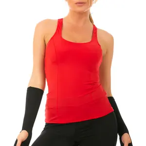 INSTANT FIGURE Activewear Compression Racer Back Tank Top AWT020 – Women’s Performance Activewear Top with Scoop Neck, Lightweight Compression Fit, Breathable Stretch Fabric, Workout & Everyday Athleisure Wear, Made in USA