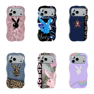 Playboy Phone Case — Pink Bunny & Bowknot Design: A Cute Protective Cover Compatible with iPhone 11–17 Pro Max/Plus Series and Samsung Galaxy S23– Series — The Perfect Gift for Friends
