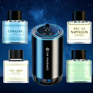Car air freshener,Car fragrance,Car diffuser,Car perfume,Starry Sky Car Smart Aroma Diffuser,car scents, Automatic Shut-off and Restart, Seven-color Gradient,High-end Automatic Spray Colorful Atmosphere Lamp Efficient Odor Removal