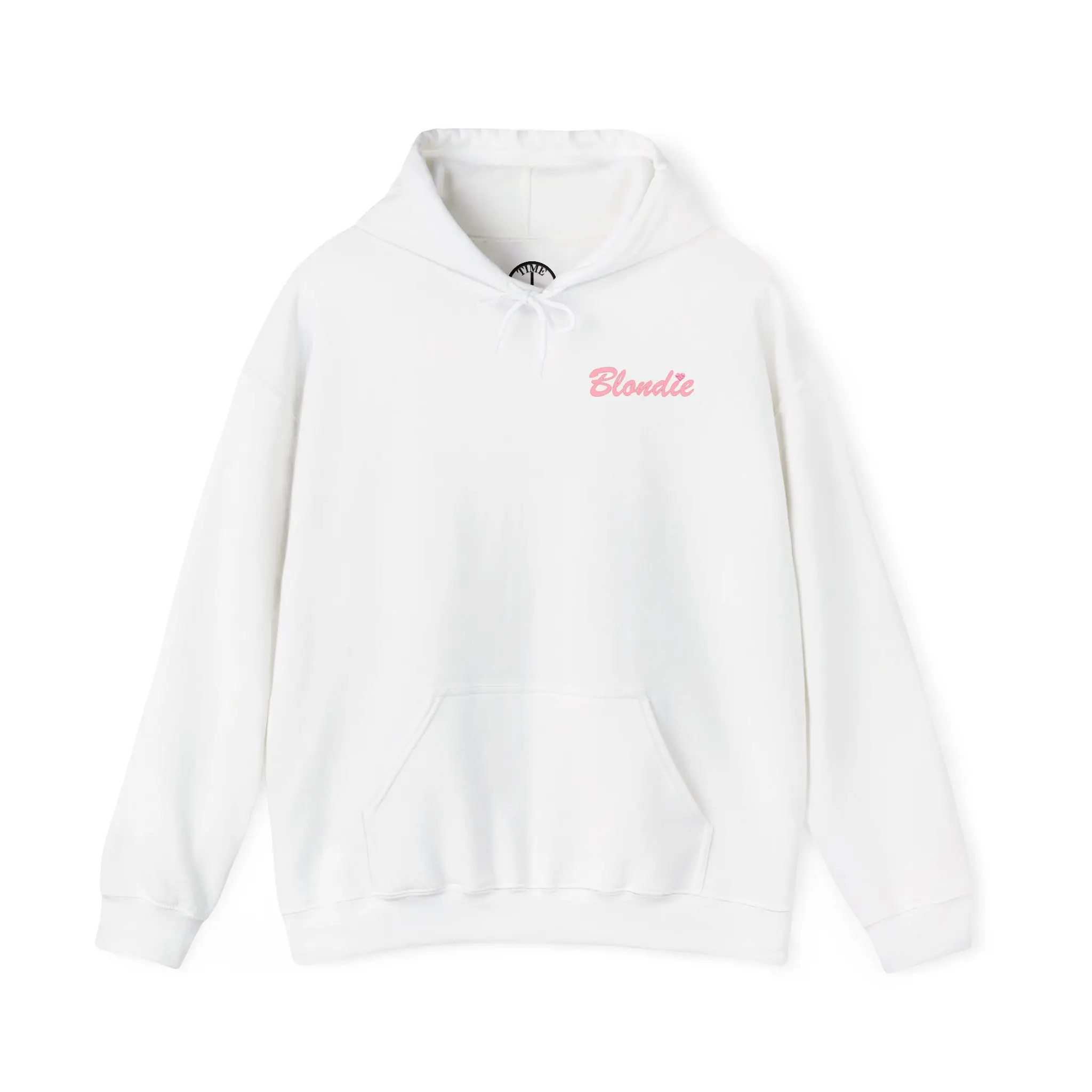 Tiffany's Blondie Hooded Sweatshirt | Never Forget the Difference you Make. in Black and Pink