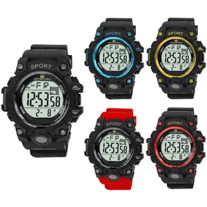 56mm Classic LCD Digital Sport Men Watch Army Fashion Retro Military Women Wristwatch