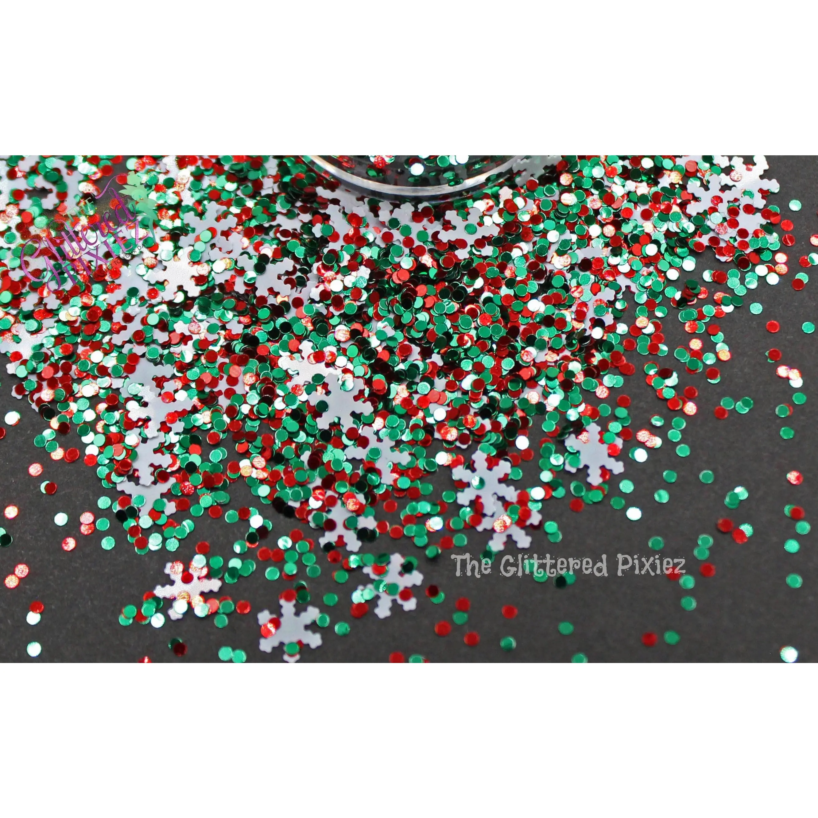 RED n' GREEN MERRY CHRISTMAs Glitter mix