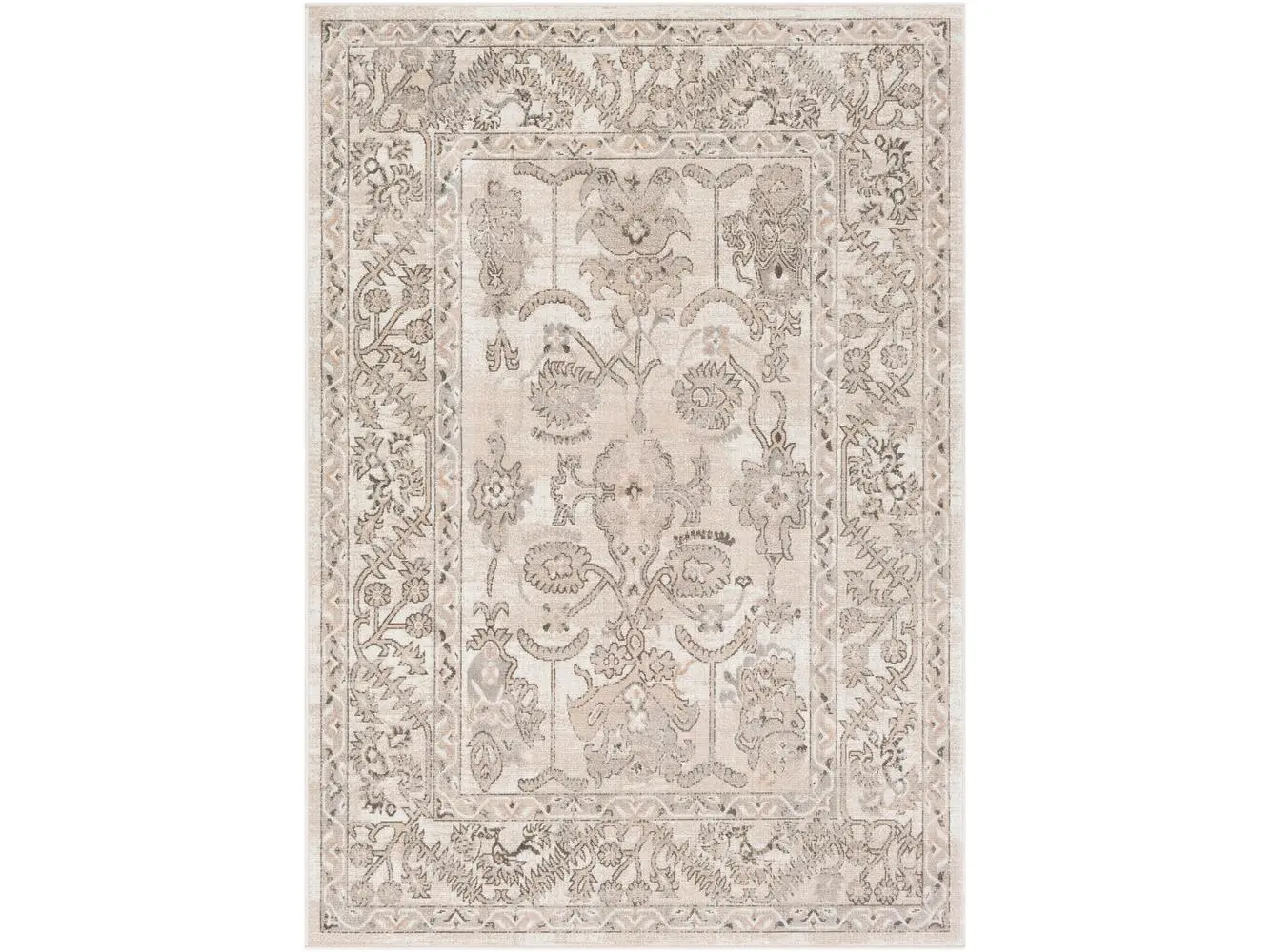 Livabliss ETS2338-5376 5 ft. 3 in. x 7 ft. 7 in. Rafetus Machine Woven Rug - 100 Percent Polypropylene