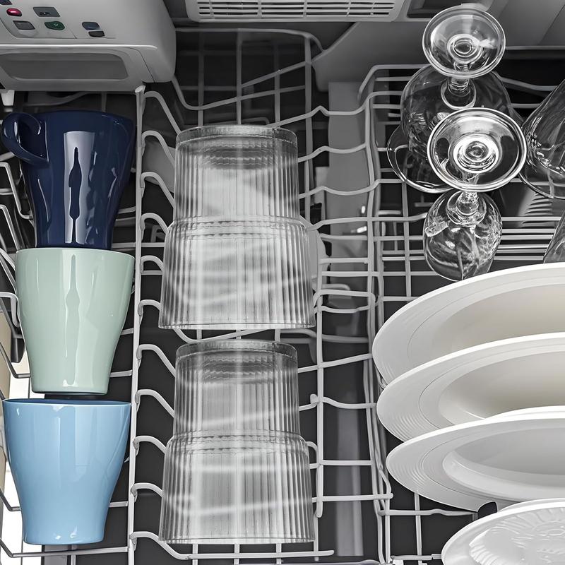 2pcs 14oz Glass Cups with Lids and Straws, Glass Coffee Cups, Iced Coffee Cups with Lids, Smoothie Cup, Tumbler for Whiskey, Cocktail, Juice, Tea, Latte