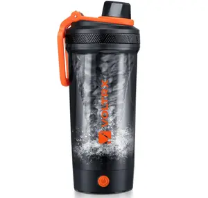 VOLTRX Shaker Bottle Rechargeable Mixer Cup for Shakes and Meal Replacements, 24oz