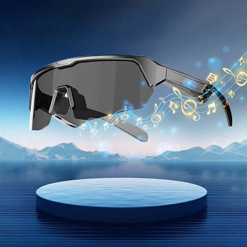 Smart Glasses, Bluetooth-compatible Sunglasses, Anti-blue Light & Anti-UV Sunglasses, Outdoor Fast Charging Long Standby Sunglasses for Men & Women