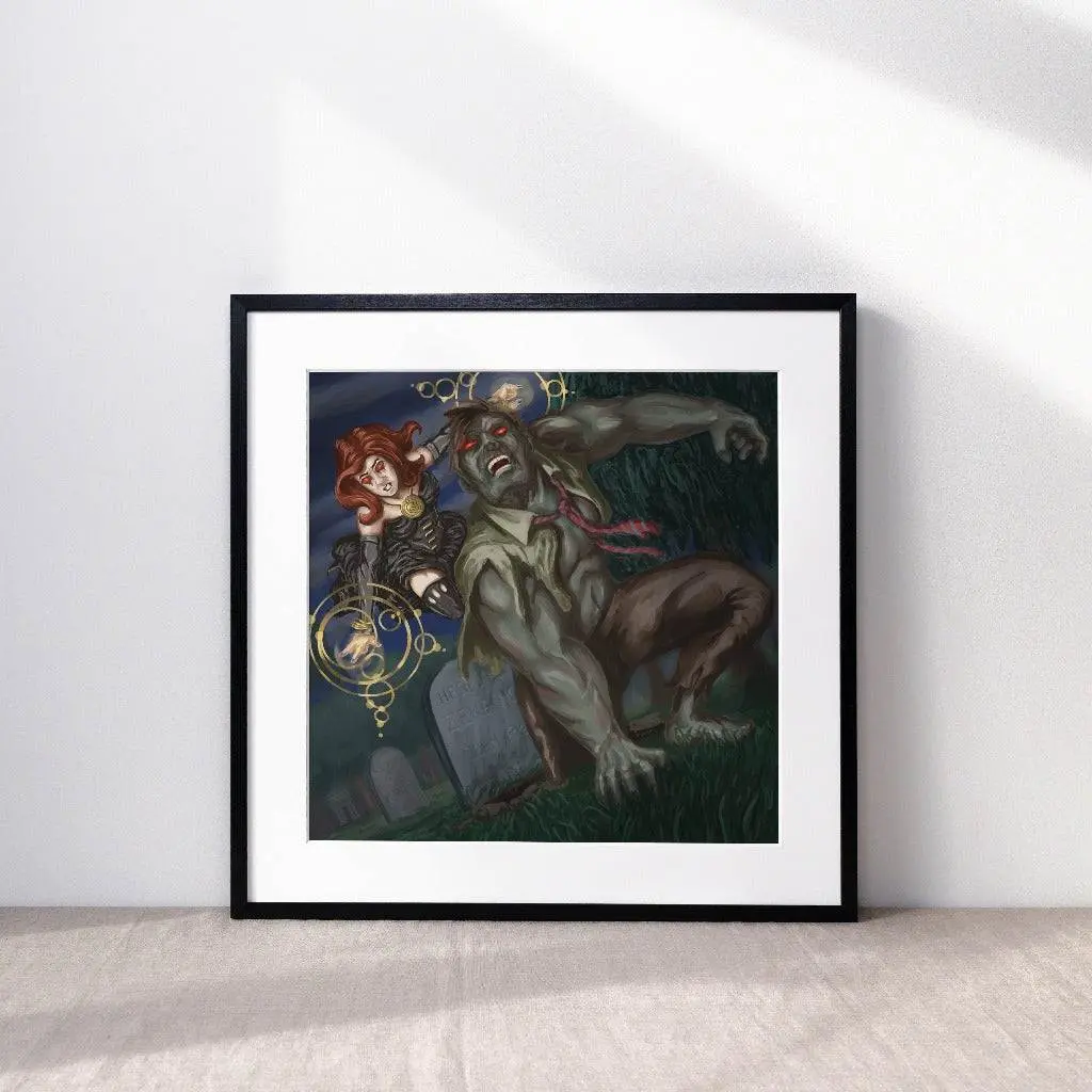 The Witch and Zombie from Scooby-Doo Art Print