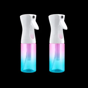 2-Pack Continuous Mist Spray Bottles 6.8oz Ultra-Fine Reusable Sprayers for Hair Skincare Plants Cleaning Portable Garment Steamer Handheld Ironing Machine