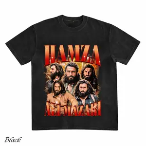 Comfort Colors Hamza Ali Mazari Vintage T-Shirt, Bollywood Style Graphic Tee, Retro Movie Inspired Streetwear Unisex